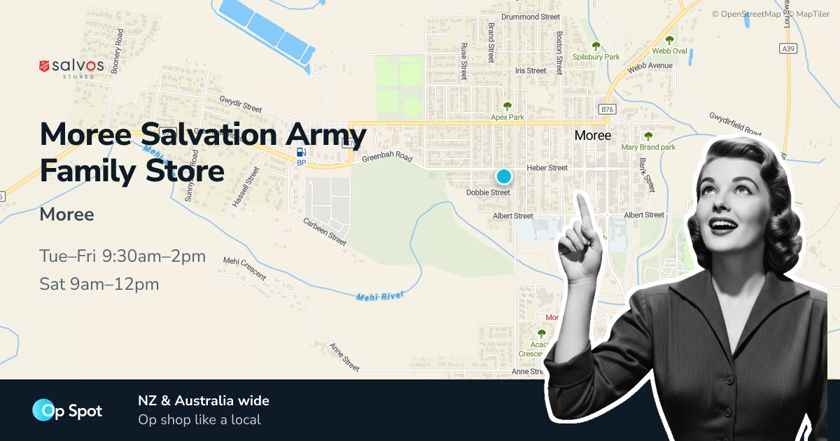 Moree Salvation Army Family Store — op shop, opening hours
