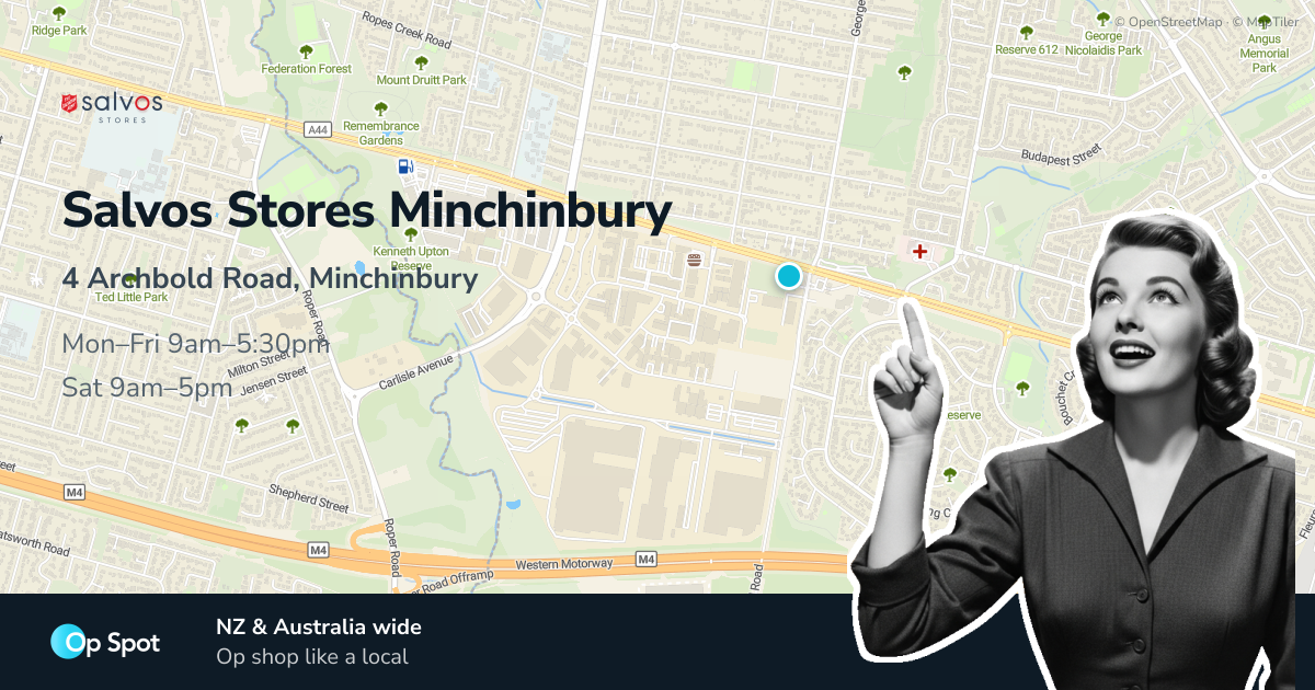 Salvos Stores Minchinbury — op shop, opening hours